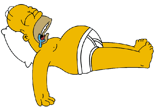 homer sleep1 Top Ten Ways to get more Muscle Tone!