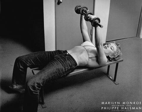 marilyn monroe lifting weights Top Ten Ways to get more Muscle Tone!